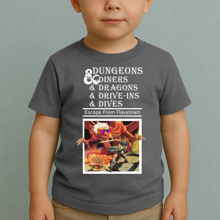 Dungeons & Diners & Dragons & Drive-Ins & Dives Toddler T-Shirt