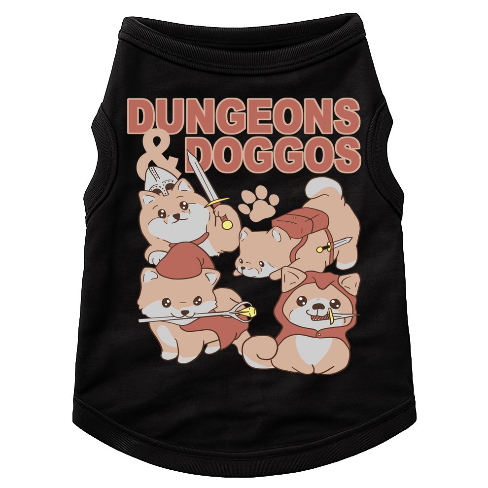 Dungeons & Doggos Cute Doggie Tank