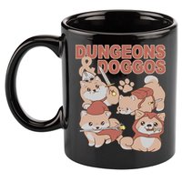 Dungeons & Doggos Cute 11oz C Handle Ceramic Mug