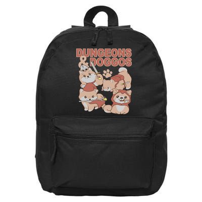 Dungeons & Doggos Cute 16 in Basic Backpack