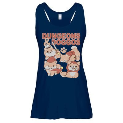 Dungeons & Doggos Cute Ladies Essential Flowy Tank