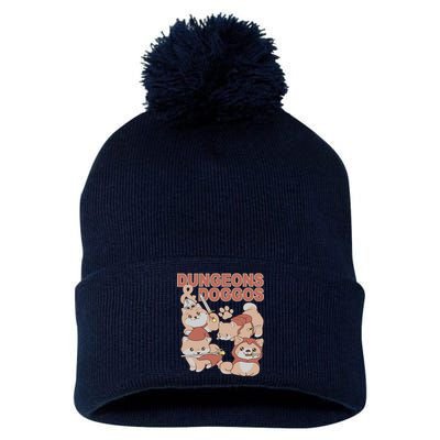 Dungeons & Doggos Cute Pom Pom 12in Knit Beanie