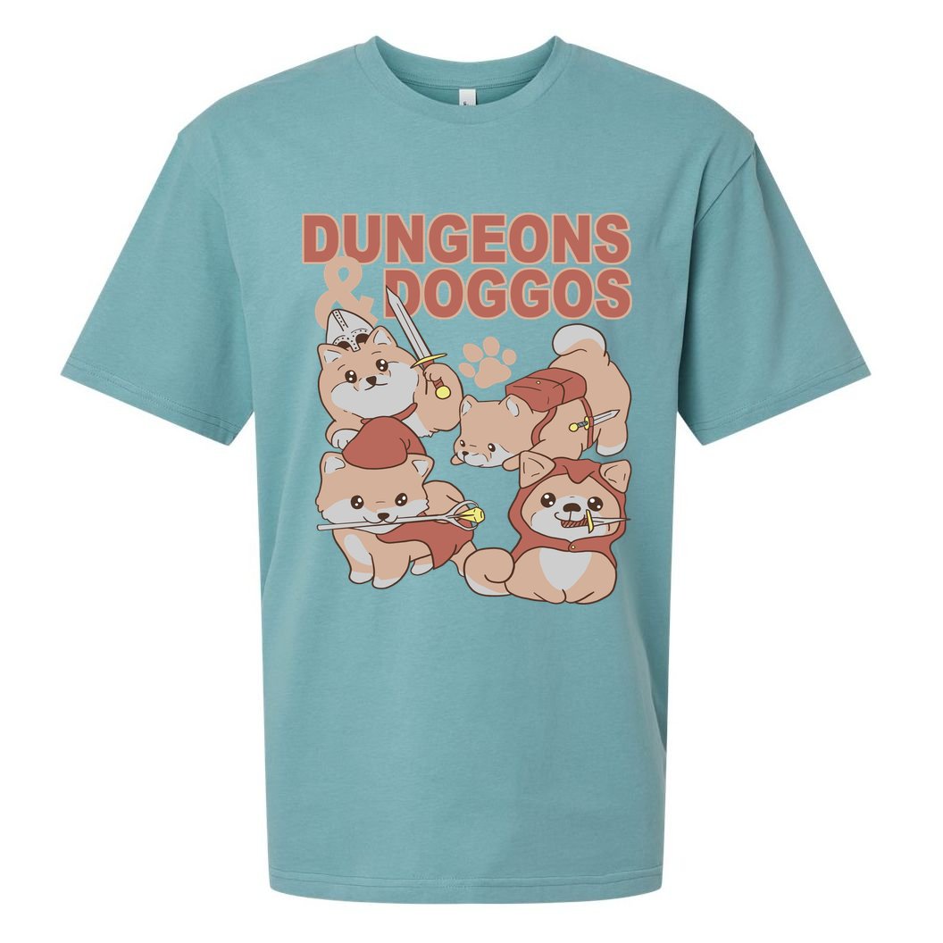 Dungeons & Doggos Cute Sueded Cloud Jersey T-Shirt