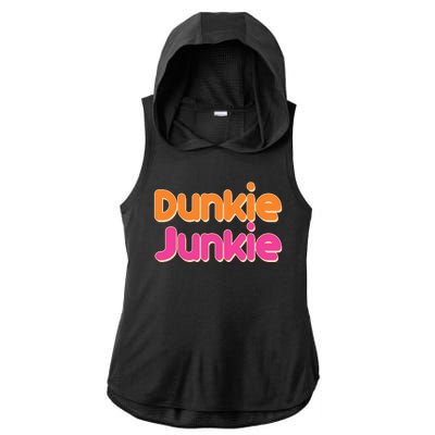 Dunkie Junkie Ladies PosiCharge Tri-Blend Wicking Draft Hoodie Tank