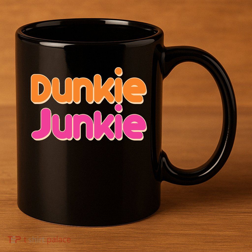 Dunkie Junkie 11oz C Handle Ceramic Mug