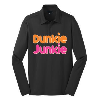 Dunkie Junkie Silk Touch Performance Long Sleeve Polo