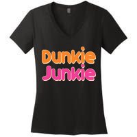 Dunkie Junkie Women's V-Neck T-Shirt