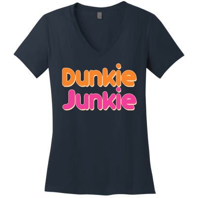 Dunkie Junkie Women's V-Neck T-Shirt