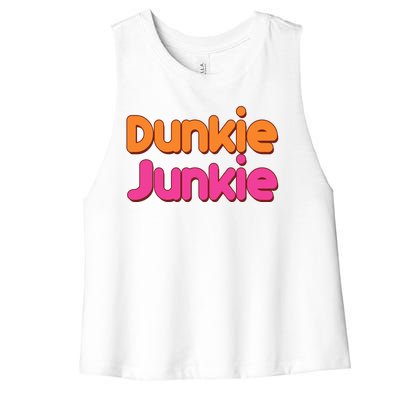 Dunkie Junkie Women's Racerback Cropped Tank