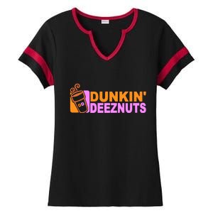 Dunkin Deeznuts Ladies Halftime Notch Neck Tee