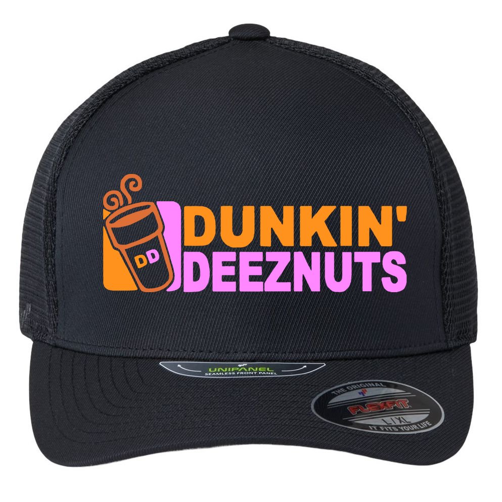 Dunkin Deeznuts Flexfit Unipanel Trucker Cap