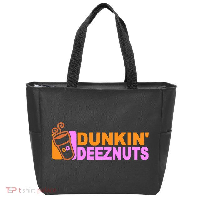 Dunkin Deeznuts Zip Tote Bag