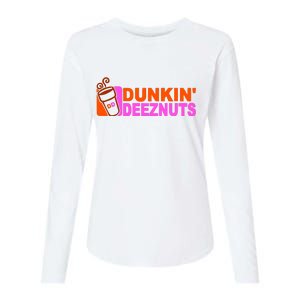 Dunkin Deeznuts Womens Cotton Relaxed Long Sleeve T-Shirt