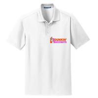 Dunkin Deeznuts Dry Zone Grid Polo