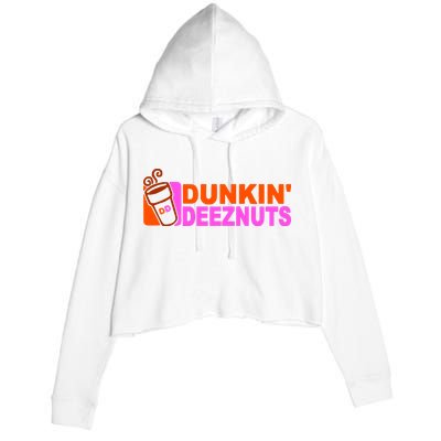 Dunkin Deeznuts Crop Fleece Hoodie