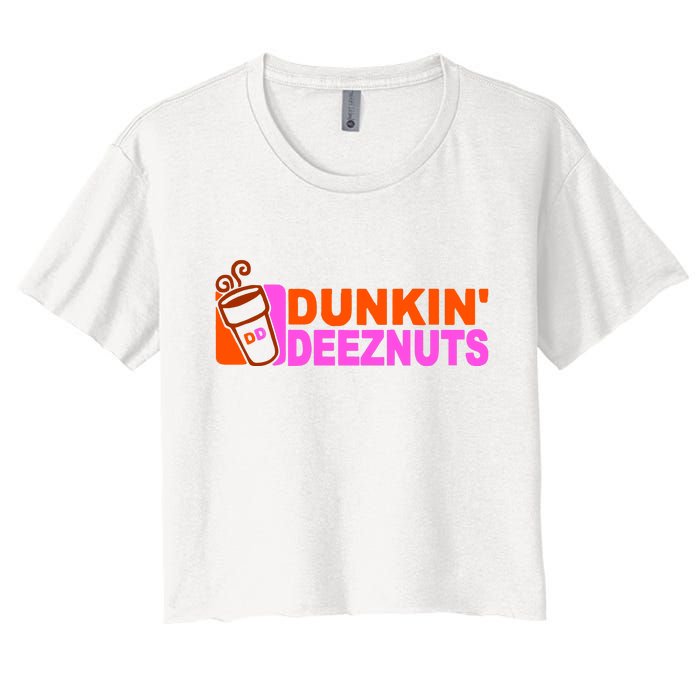 Dunkin Deeznuts Women's Crop Top Tee