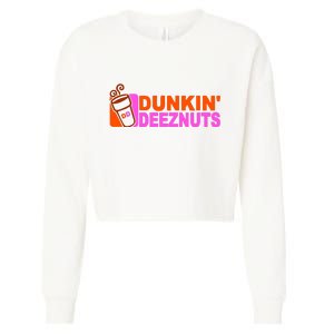 Dunkin Deeznuts Cropped Pullover Crew