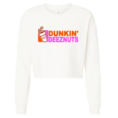 Dunkin Deeznuts Cropped Pullover Crew