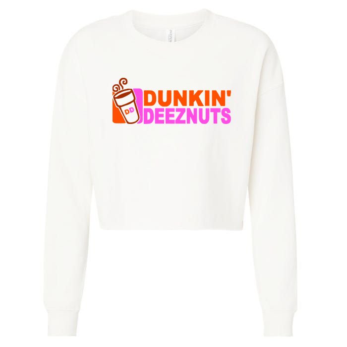 Dunkin Deeznuts Cropped Pullover Crew