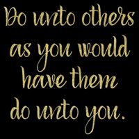 Do Unto Others Golden Rule Bible Quote Cool Gift Sustainable Bucket Hat