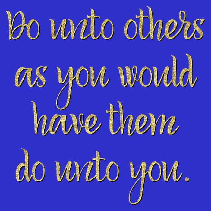 Do Unto Others Golden Rule Bible Quote Cool Gift 16 in Basic Backpack