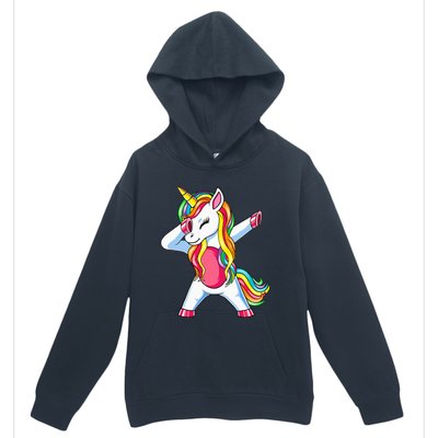 Dabbing Unicorn Party Birthday Gift for Mommy Daddy Urban Pullover Hoodie