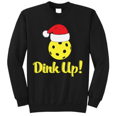 Dink Up Pickleball Christmas Santa Hat Sweatshirt