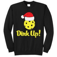 Dink Up Pickleball Christmas Santa Hat Sweatshirt
