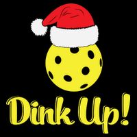Dink Up Pickleball Christmas Santa Hat Impact Tech Backpack