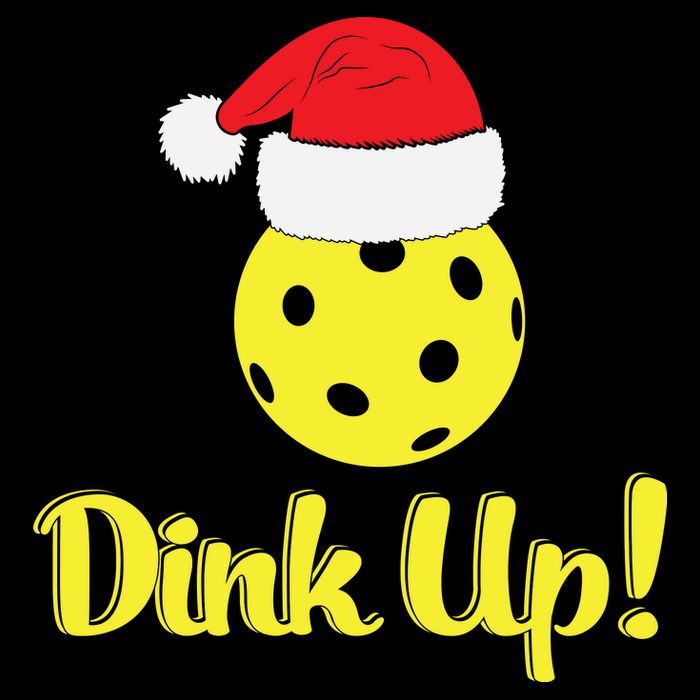 Dink Up Pickleball Christmas Santa Hat Impact Tech Backpack
