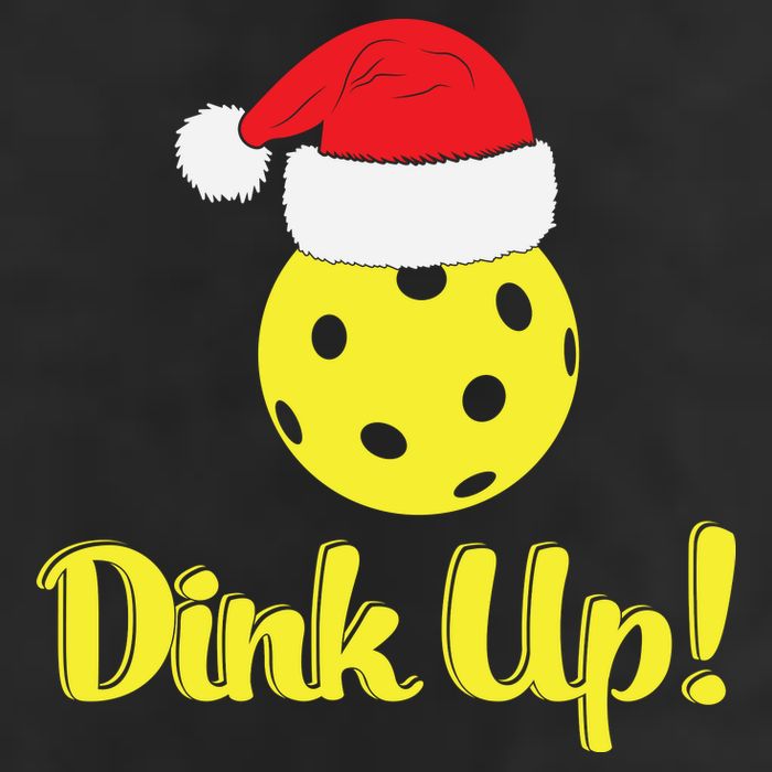 Dink Up Pickleball Christmas Santa Hat Adult Drive Performance Visor