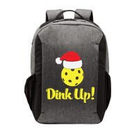 Dink Up Pickleball Christmas Santa Hat Vector Backpack