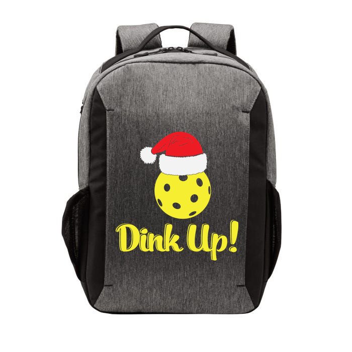 Dink Up Pickleball Christmas Santa Hat Vector Backpack