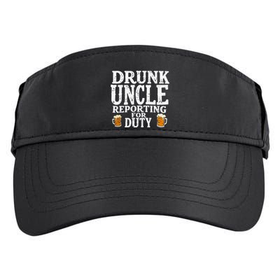 Drunk Uncle Reporting For Duty Adult Drive Performance Visor