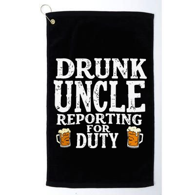 Drunk Uncle Reporting For Duty Golf Towel
