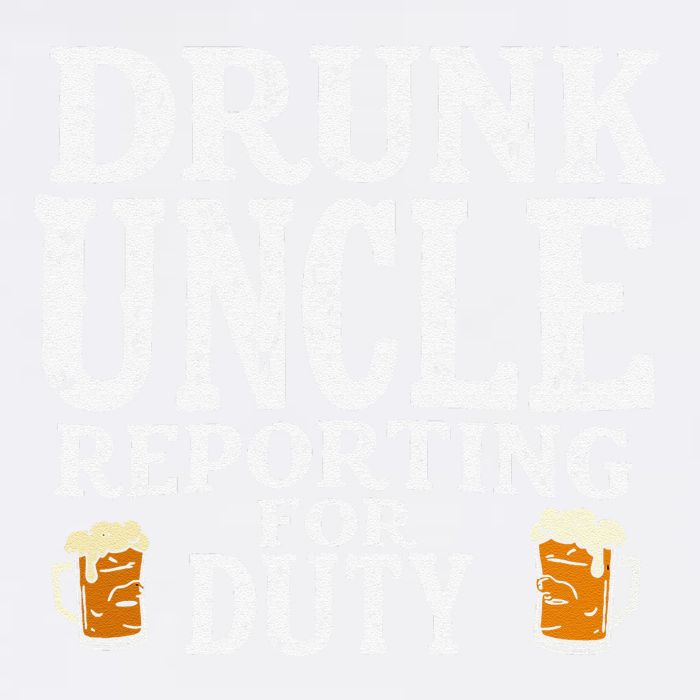 Drunk Uncle Reporting For Duty Garment-Dyed Sweatshirt