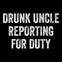 Drunk Uncle Reporting For Duty 7-Panel Snapback Hat