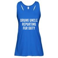 Drunk Uncle Reporting For Duty Ladies Essential Flowy Tank