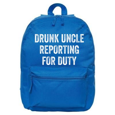 Drunk Uncle Reporting For Duty 16 in Basic Backpack