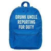 Drunk Uncle Reporting For Duty 16 in Basic Backpack