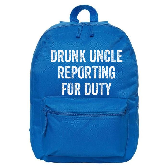 Drunk Uncle Reporting For Duty 16 in Basic Backpack
