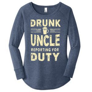 Drunk Uncle Reporting For Duty (13) Women's Perfect Tri Tunic Long Sleeve Shirt