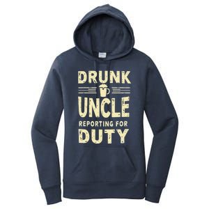 Drunk Uncle Reporting For Duty (13) Women's Pullover Hoodie