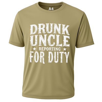 Drunk Uncle Reporting For Duty Drunk Uncle Funny Drinking Performance Shirt