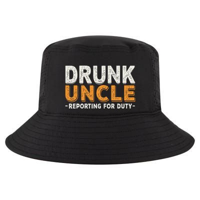Drunk Uncle Reporting For Duty Cool Comfort Performance Bucket Hat