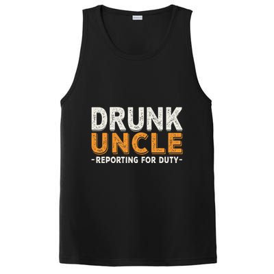 Drunk Uncle Reporting For Duty PosiCharge Competitor Tank