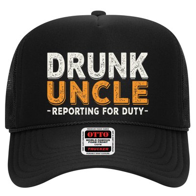 Drunk Uncle Reporting For Duty Trucker Hat
