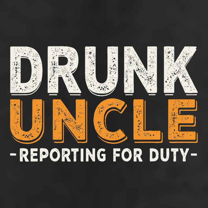 Drunk Uncle Reporting For Duty Golf Towel
