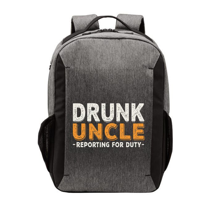 Drunk Uncle Reporting For Duty Vector Backpack