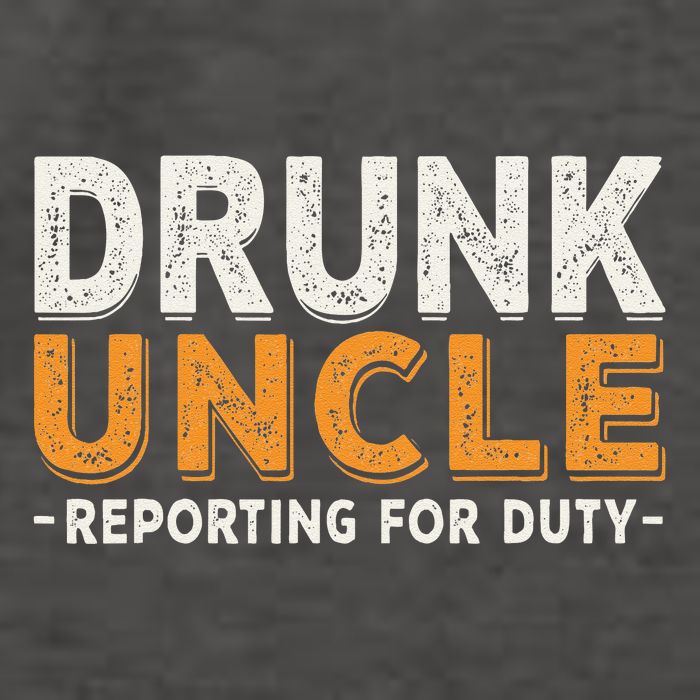 Drunk Uncle Reporting For Duty Vector Backpack